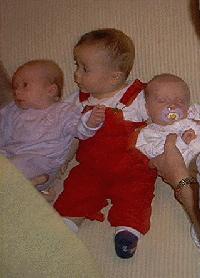 Caleb and his cousins Ryley and Parker